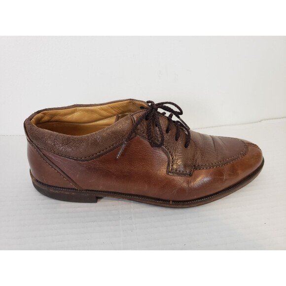 Y2K Mezlan Amsterdam Men\'s Shoes Size 7.5 Lace up Oxford Brown Spain Vibram main image 4